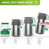 Edelstahl Thermo Lunchbox mit Anti - Vakuum Stöpsel - Blockhütte -  Essen warmhalten - auslaufsicher - thermo essen thermobehälter thermos isolierbehälter für speisen isolierbehälter essen thermos food porridge thermobecher thermogeschirr für speisen edelstahl thermobehälter thermobehälter kinder thermobehälter für essen kinder suppe to go 720 degree speisebehälter