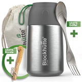 Edelstahl Thermo Lunchbox mit Anti - Vakuum Stöpsel - Blockhütte thermobecher thermos warmhaltebehälter essen thermoskanne baby unterwegs joghurtbecher to go müsli to go becher stanley thermoskanne thermoschüssel mit deckel warmhaltebehälter müslibecher