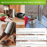 Edelstahl Thermo Lunchbox mit Anti - Vakuum Stöpsel - Blockhütte - Thermobehälter Porridge  - fullalyfe thermobehälter thermobox für essen warm suppenbehälter to go babybrei warmhaltebox thermobehälter für speisen isolier speisegefäß isolierbecher essen essen warmhaltebox thermobox für babybrei thermo lunchbox baby thermodose isolierbehälter essensbehälter thermobecher wayeee