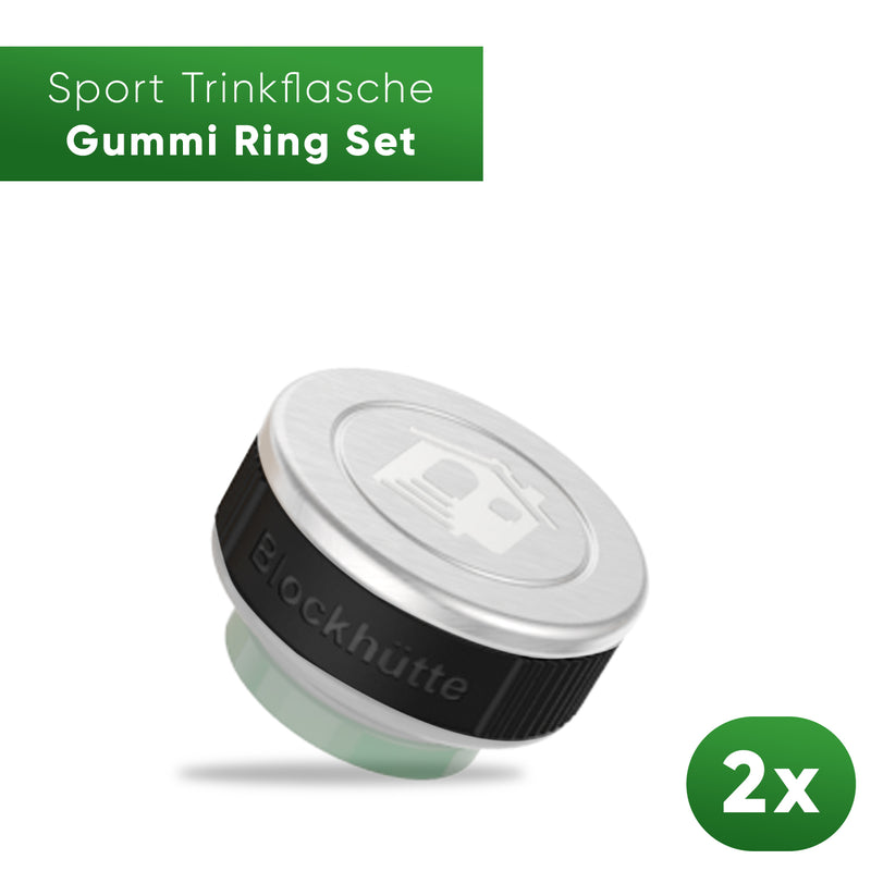 Edelstahl Sport Trinkflasche - Ersatz Gummi Ringe - Blockhütte