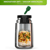 Edelstahl Thermo Lunchbox mit Anti - Vakuum Stöpsel - Blockhütte - thermobehälter baby wärmehalter box thermobecher babynahrung suppen thermoskanne thermolunchbox food thermos thermosspeisebehälter thermosbehälter thermos liewood thermodose thermo-lunchbox thermos thermobehälter essensbehälter auslaufsicher itslife thermobehälter lunchbox warmhaltebox thermos-lebensmittelbehälter