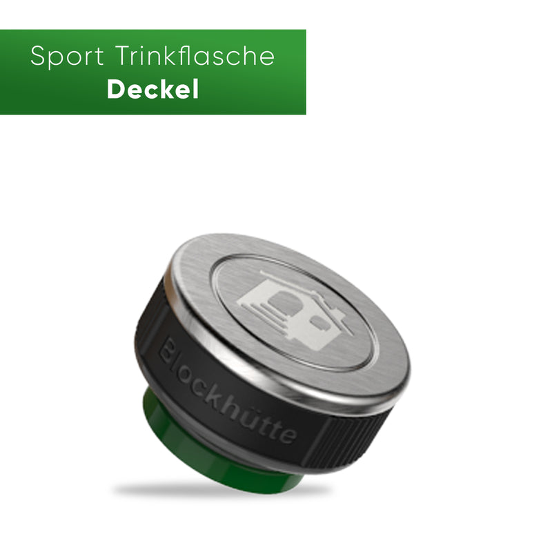 Sport Trinkflasche - Deckel - Blockhütte